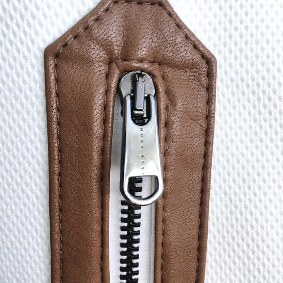 Hugo Boss Kalisha Moto Jacket - size 0 - Picture 3 of 8